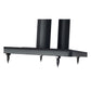 Pangea Audio LS300 24 in. Speaker Stand with 6" x 6" Top Plate - Pair (Black)