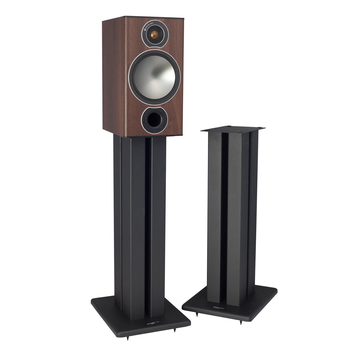 Pangea Audio DS400 24 in. Speaker Stand with 6" x 8.5" Top Plate - Pair (Black)