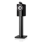Bowers & Wilkins 705 S3 2-Way Bookshelf Speaker (Gloss Black) with FS-700 Floor Stand (Black) - Each