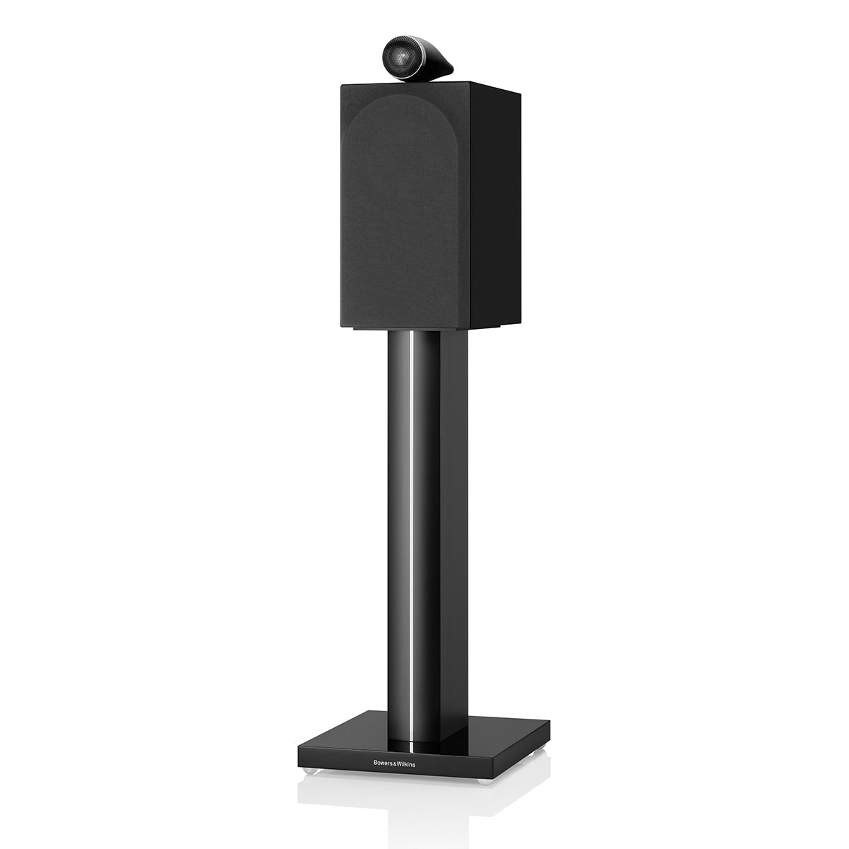 Bowers & Wilkins 705 S3 2-Way Bookshelf Speaker (Gloss Black) with FS-700 Floor Stand (Black) - Pair