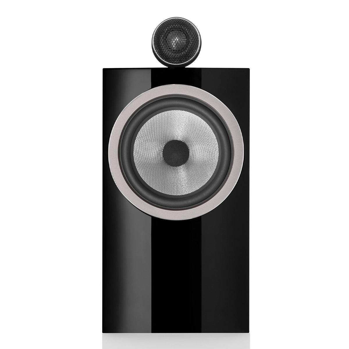 Bowers & Wilkins 705 S3 2-Way Bookshelf Speaker (Gloss Black) with FS-700 Floor Stand (Black) - Pair