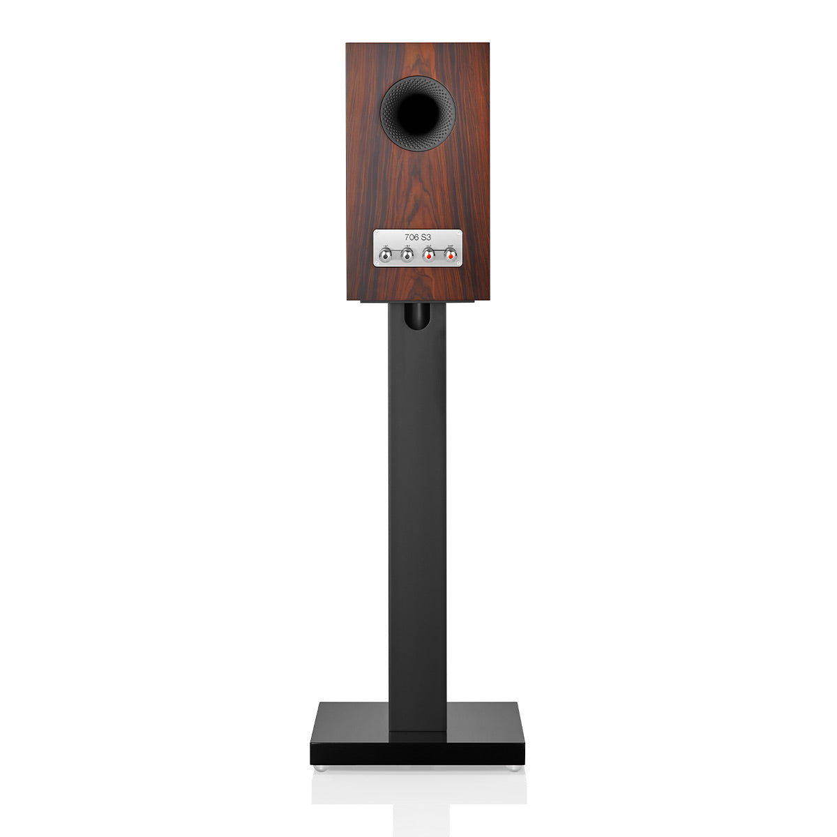 Bowers & Wilkins 706 S3 2-Way Bookshelf Speaker (Mocha) with FS-700 Floor Stand (Black) - Each