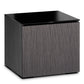 Salamander Chameleon Collection Seattle 217 AV Cabinet (Gray Oak with Black Glass Top)