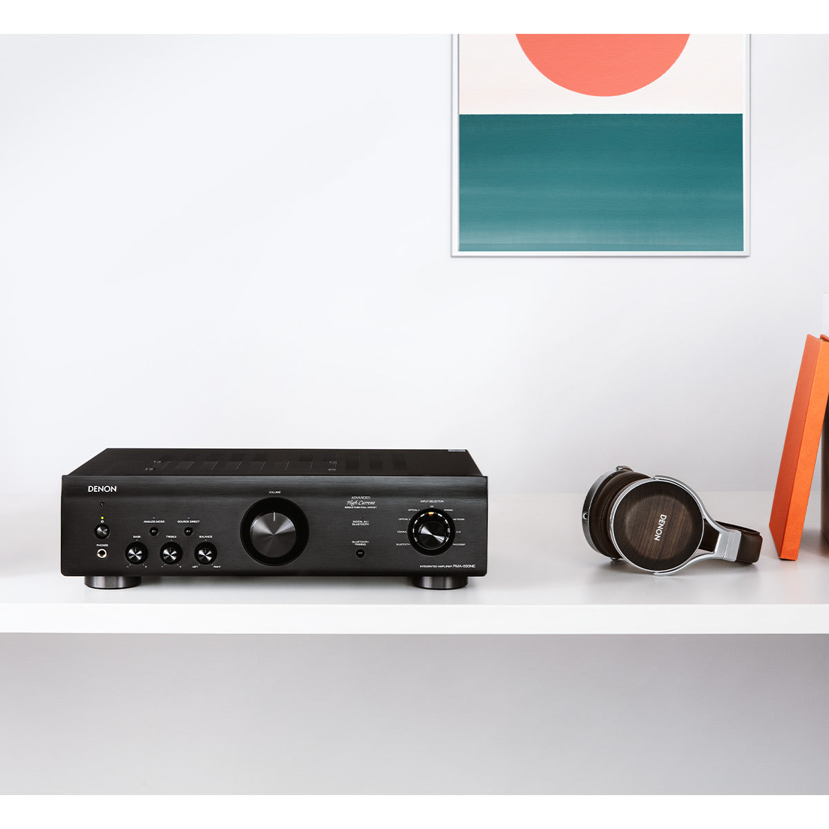 Denon DCD-600NE CD Player with PMA-600NE 2 Channel 70W Integrated Amplifier with Bluetooth