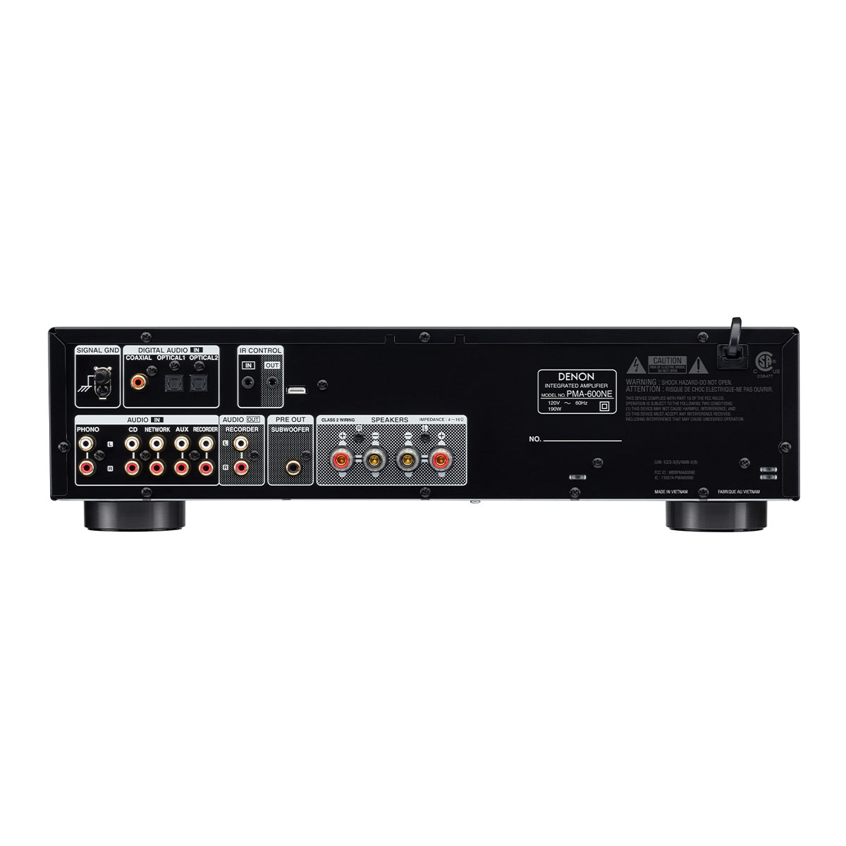 Denon DCD-600NE CD Player with PMA-600NE 2 Channel 70W Integrated Amplifier with Bluetooth