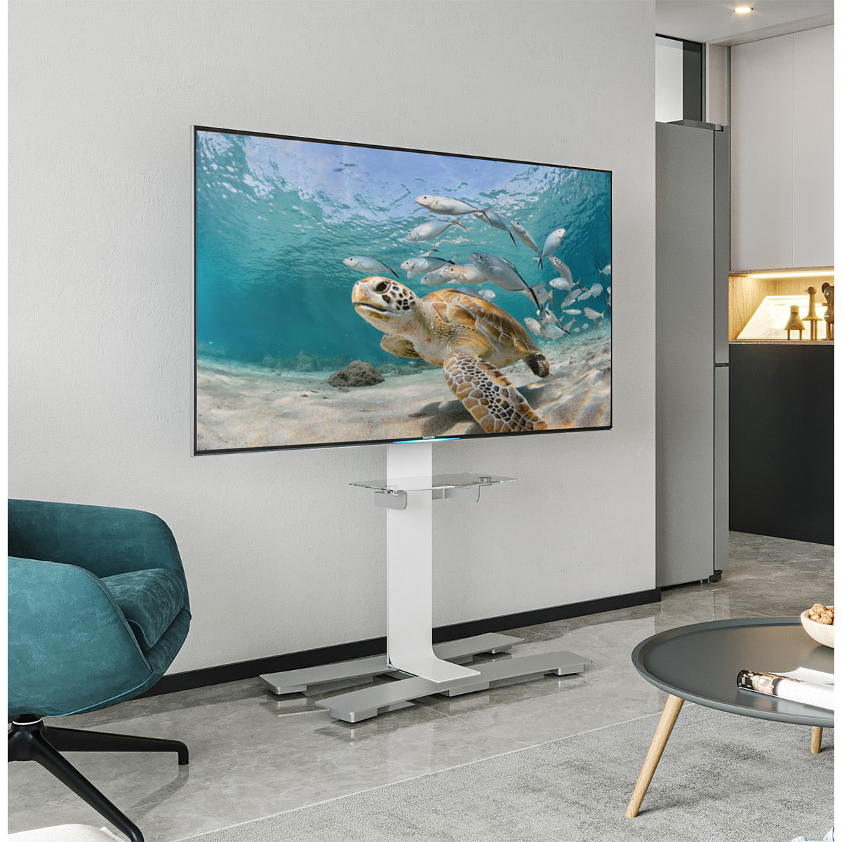 Salamander Acadia Mobile X-Large Fixed Height Wall Stand for 40" - 85" TV