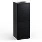 Salamander Chameleon Collection Chicago 617 RM Twin Pro Audio Rack (Textured Black Oak with Black Glass Top)