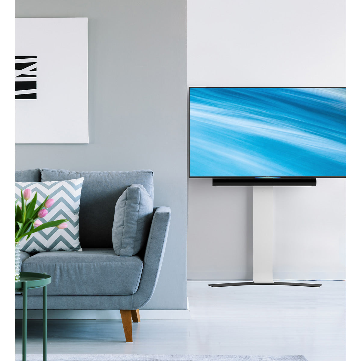 Salamander Acadia X-Large Fixed Height Wall Stand for 40" - 85" TV
