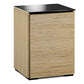 Salamander Chameleon Collection Denver 317 RM Single Pro Audio Rack (Deep Textured Natural Oak with Black Glass Top)