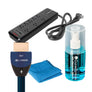 AudioQuest Premium Essentials Kit with 8 Outlet Surge Protector, 4K HDMI Cable - 4 ft. (2.4m), and Screen Cleaning Kit