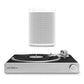 Victrola Stream Carbon Turntable with Sonos One Gen 2 Smart Speaker (White)