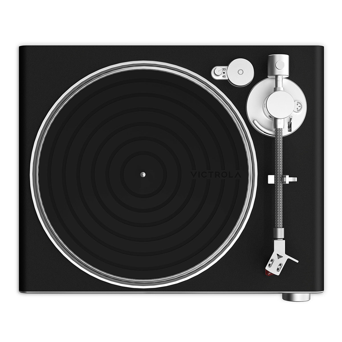 Victrola Stream Carbon Turntable with Pair of Sonos One SL Speaker (Black)