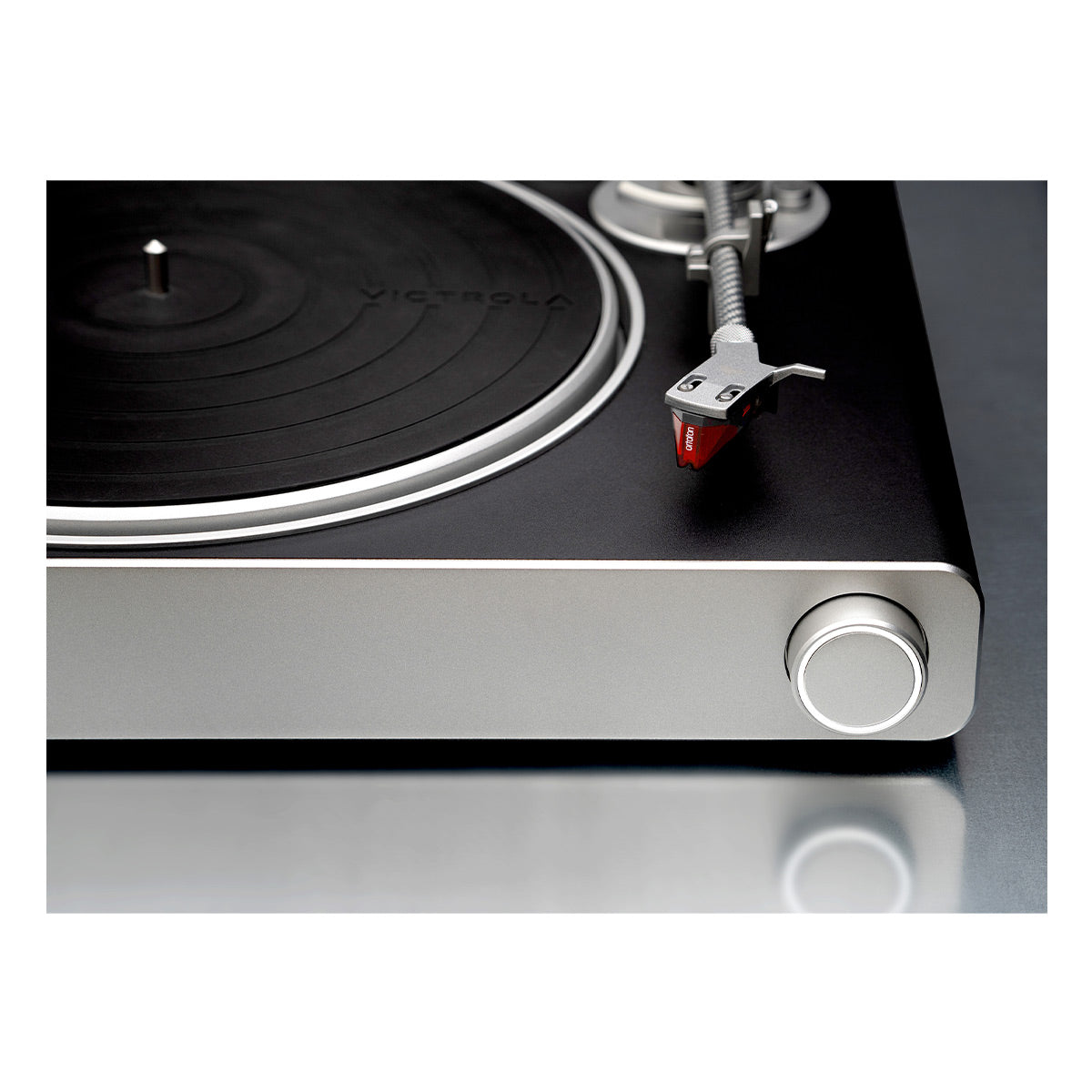 Victrola Stream Carbon Turntable with Pair of Sonos One SL Speaker (Black)