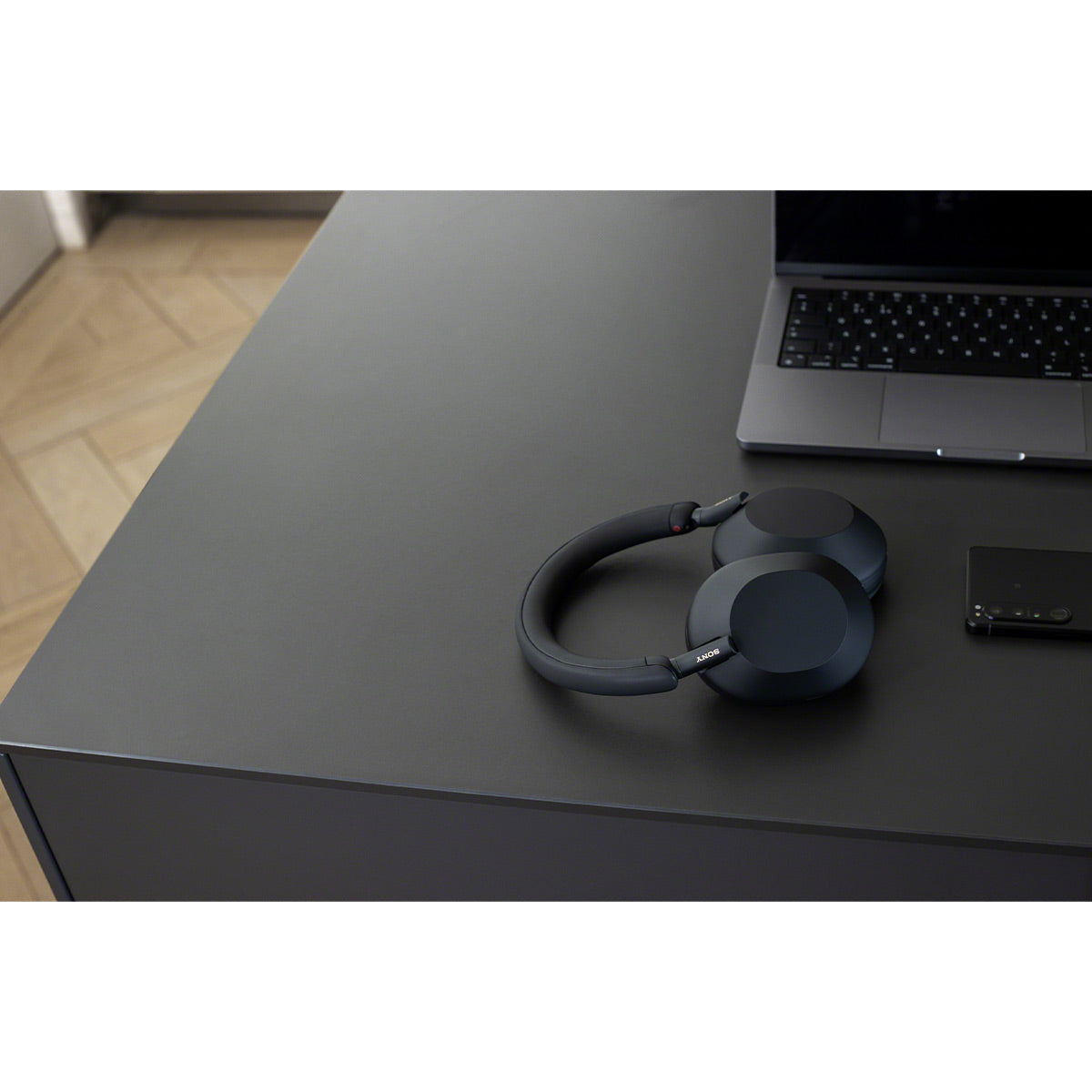Sony WH-1000XM5 Wireless Over-Ear Noise Canceling Headphones with Sennheiser BT T100 Bluetooth Audio Transmitter
