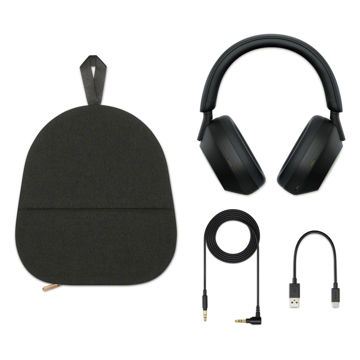Sony WH-1000XM5 Wireless Over-Ear Noise Canceling Headphones with Sennheiser BT T100 Bluetooth Audio Transmitter