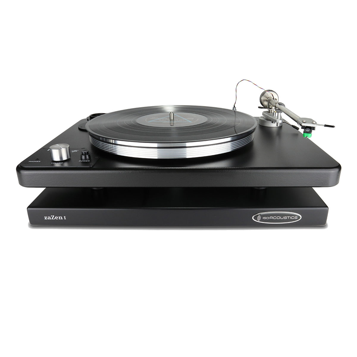 IsoAcoustics zaZen I Stable Isolation Platform for Turntables to Reduce Vibration & Skipping (Max 25 lbs)