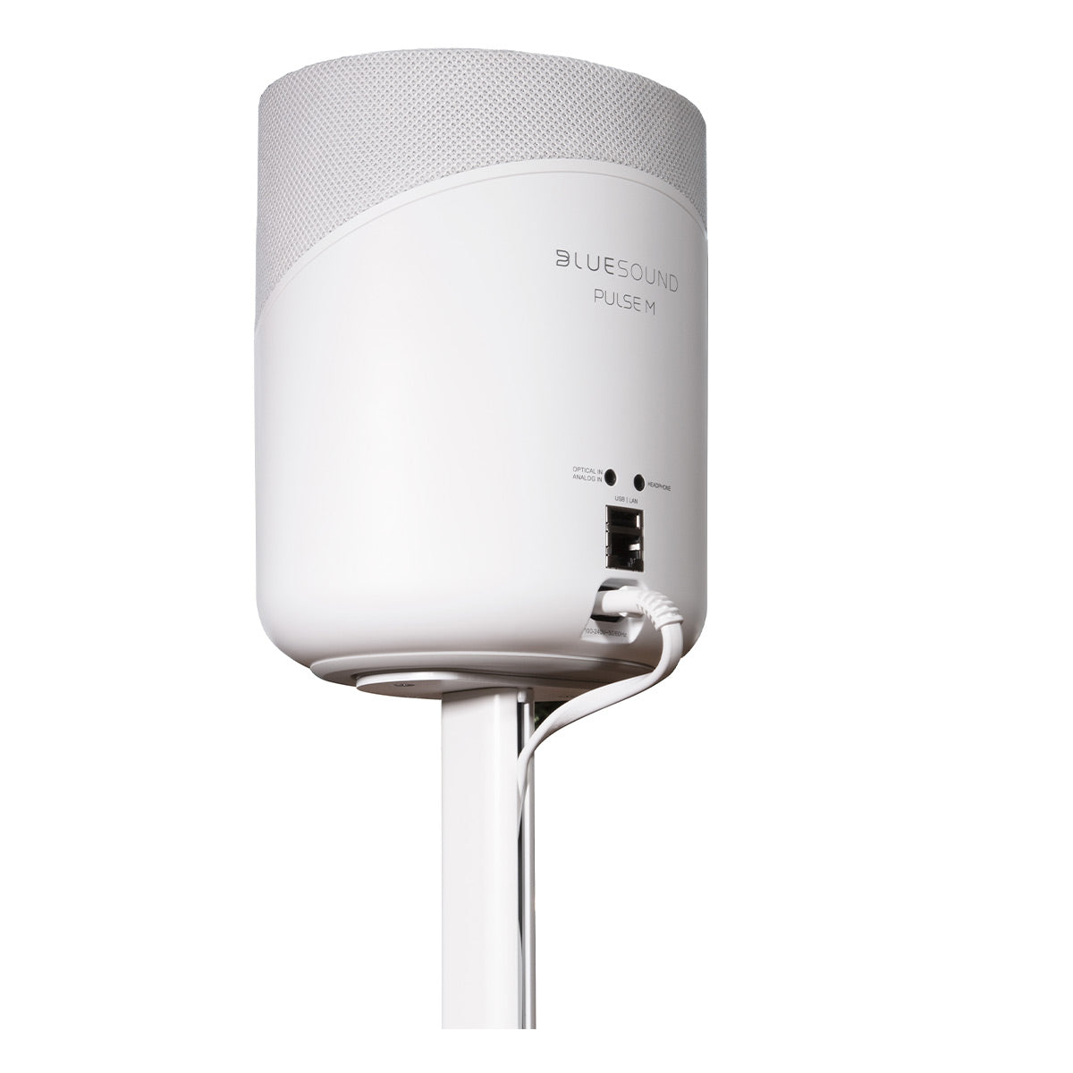 Bluesound Adjustable Floor Stand for PULSE M & PULSE FLEX Speakers (White)