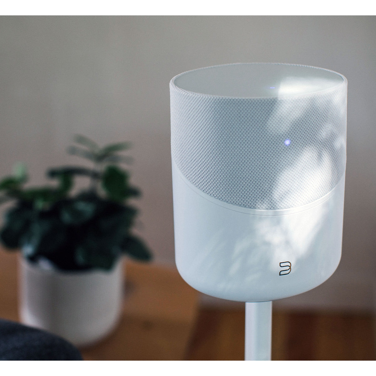 Bluesound Adjustable Floor Stand for PULSE M & PULSE FLEX Speakers (White)