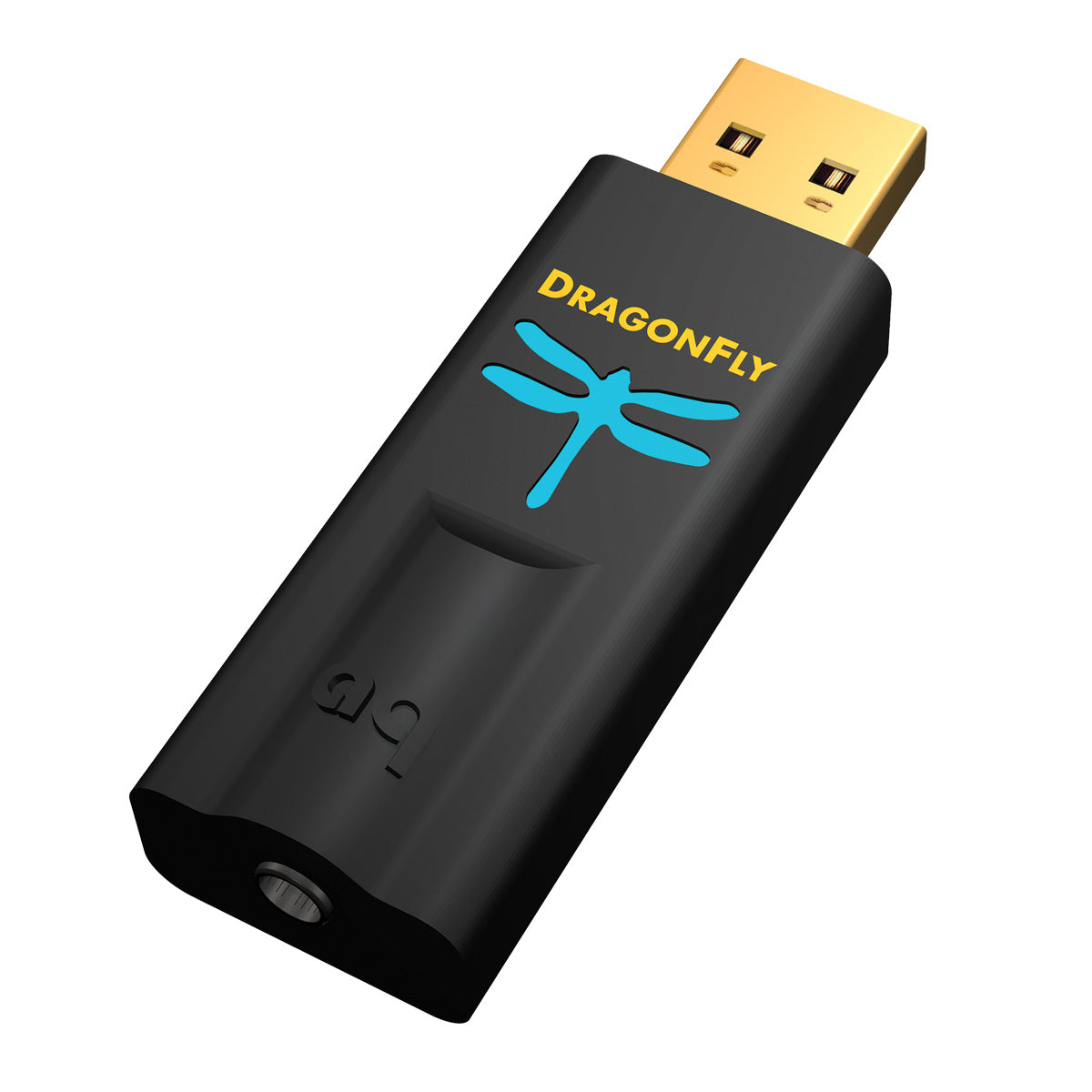 AudioQuest JitterBug FMJ USB 2.0 Power & Noise-Filter with DragonFly Black v1.5 USB Digital-to-Analog Converter