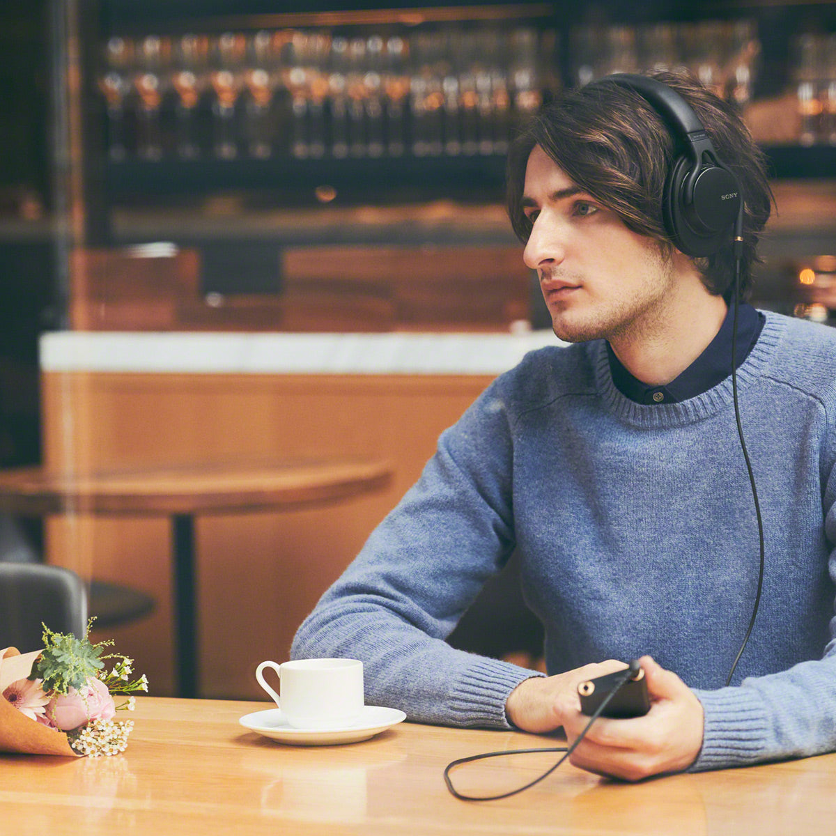 Sony MDR1AM2B Wired High-Resolution Audio Over-Ear Headphone with iFi Audio ZEN Air DAC Hi-res Desktop USB DAC and Headphone Amp