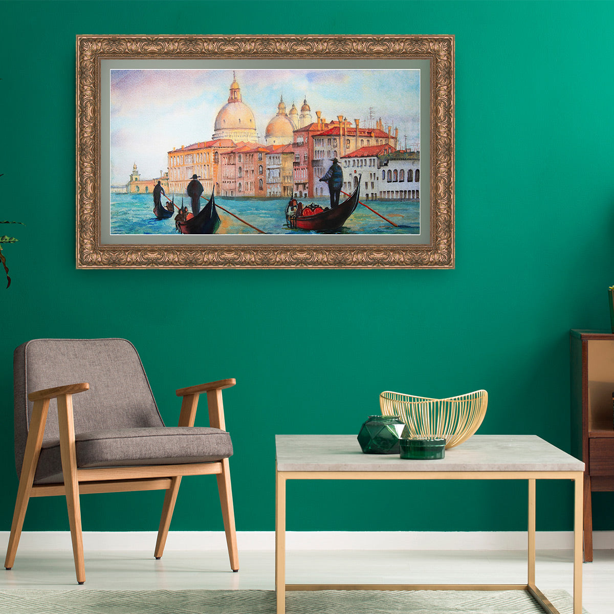 Deco TV Frames 55" Frame For Samsung The Frame TV 2021-2023 (Tuscan Copper)