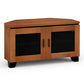 Salamander Chameleon Collection Elba 221 Twin Corner AV Cabinet (Wide Framed American Cherry Doors with Smoked Glass Inserts)