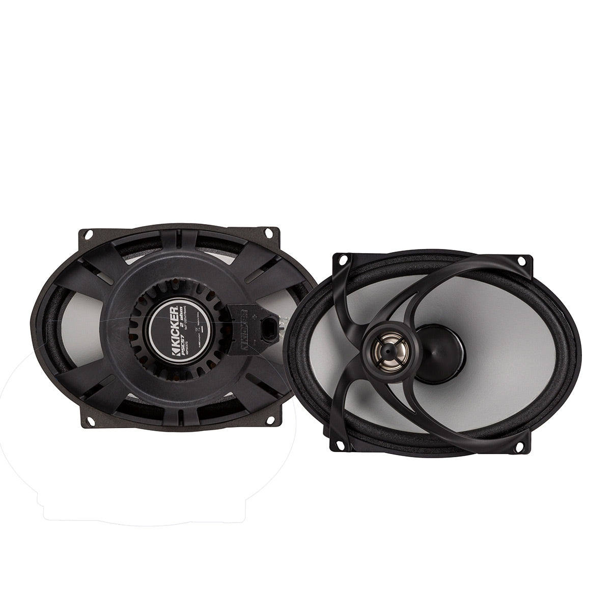 Kicker PS 5 x 7" Replacement 2-Way Coaxial 4 ohm Weather-Proof Speakers for 2006 and Newer Harley Davidson - Pair