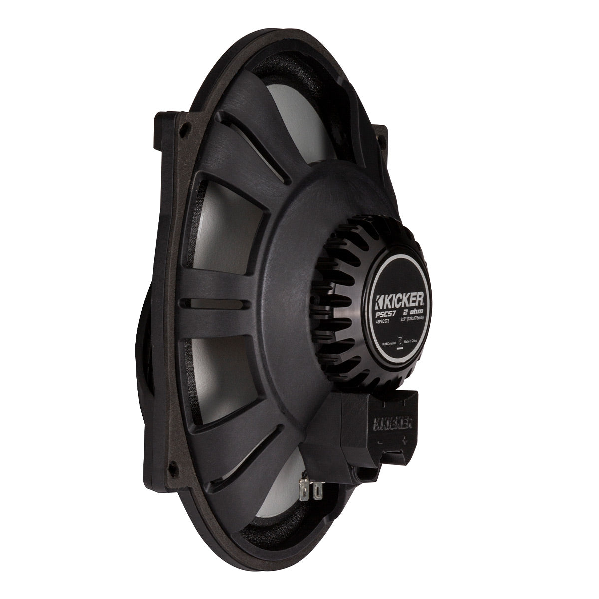 Kicker PS 5 x 7" Replacement 2-Way Coaxial 2 ohm Weather-Proof Speakers for 2006 and Newer Harley Davidson - Pair