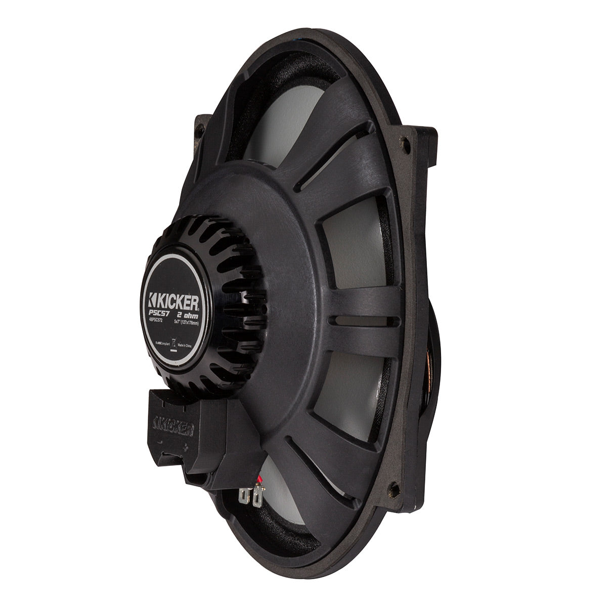 Kicker PS 5 x 7" Replacement 2-Way Coaxial 2 ohm Weather-Proof Speakers for 2006 and Newer Harley Davidson - Pair