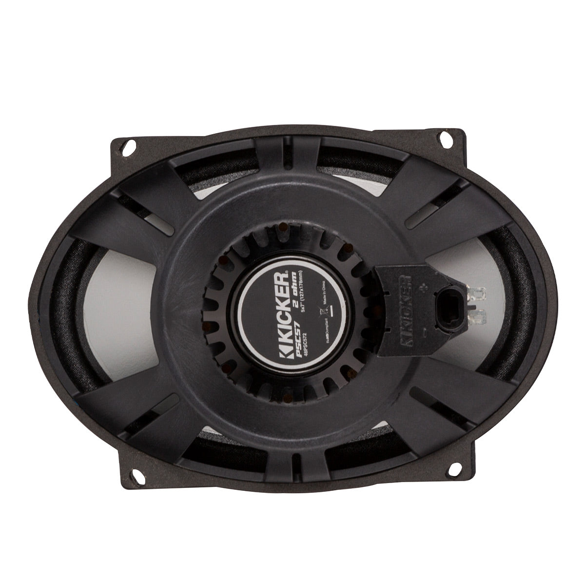 Kicker PS 5 x 7" Replacement 2-Way Coaxial 2 ohm Weather-Proof Speakers for 2006 and Newer Harley Davidson - Pair