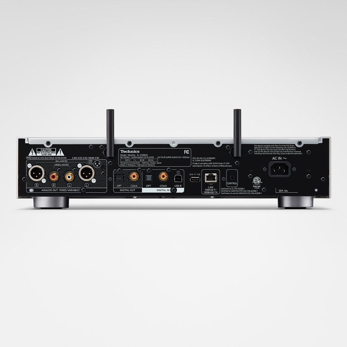 Technics SL-G700M2 Network & Super Audio CD Player with MQA Decoding (Black)
