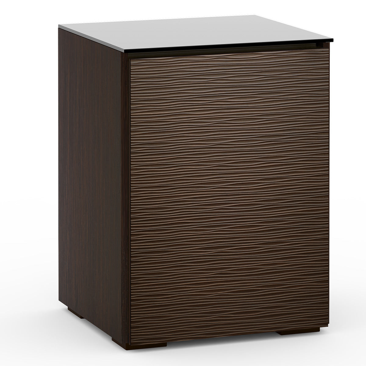 Salamander Chameleon Collection Berlin 317 RM Single Pro Audio Rack (Textured Wenge with Black Glass Top)