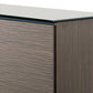 Salamander Chameleon Collection Berlin 517 RM Single Pro Audio Rack (Textured Wenge with Black Glass Top)