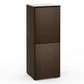 Salamander Chameleon Collection Berlin 617 RM Single Pro Audio Rack (Textured Wenge with Black Glass Top)