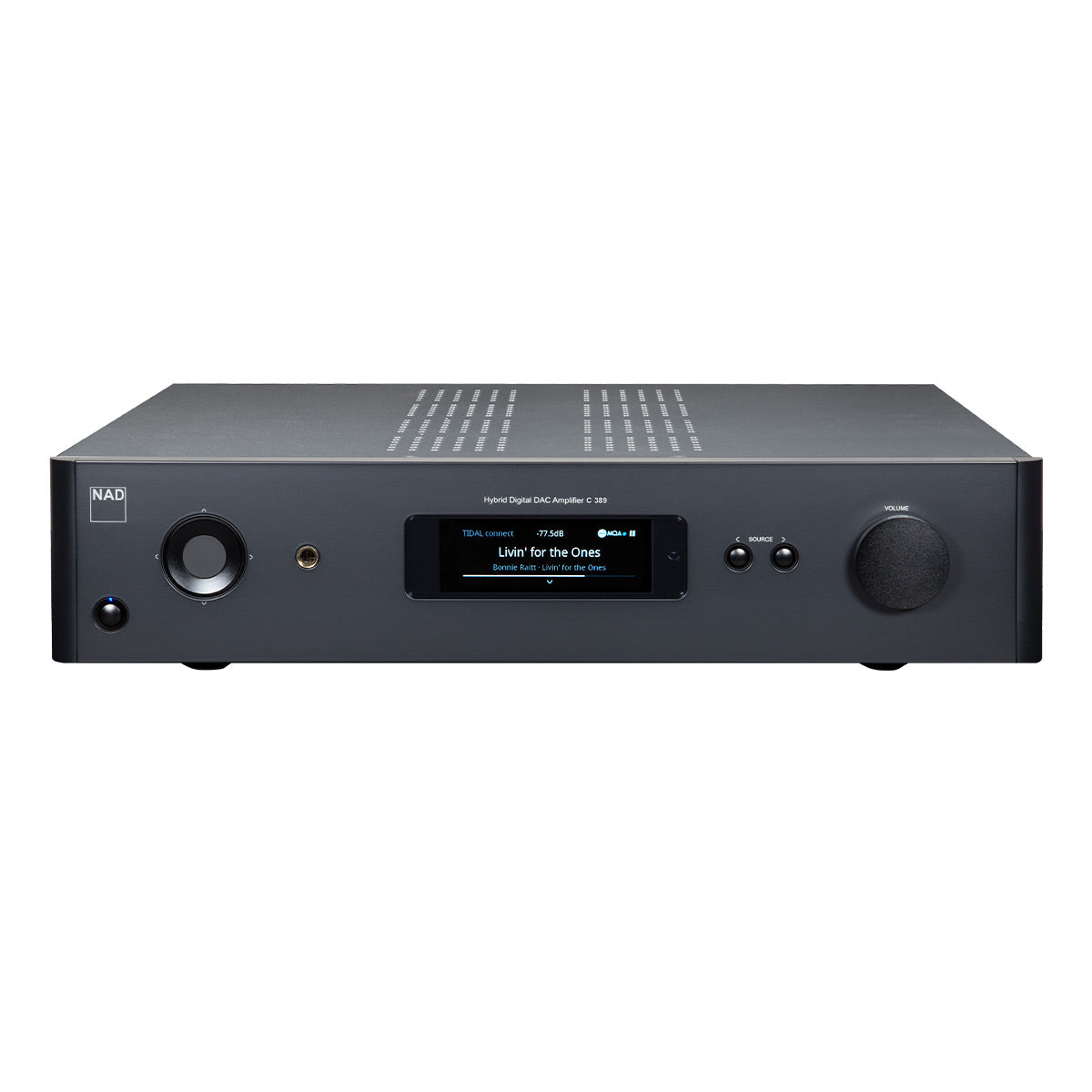 NAD Electronics C 389 HybridDigital DAC Amplifier with MDC2 BluOS Wireless Hi-Res Ecosystem Module