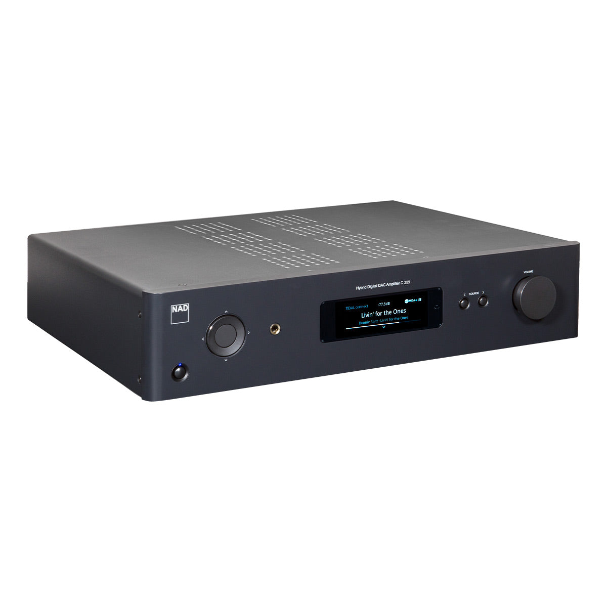 NAD Electronics C 389 HybridDigital DAC Amplifier with MDC2 BluOS Wireless Hi-Res Ecosystem Module