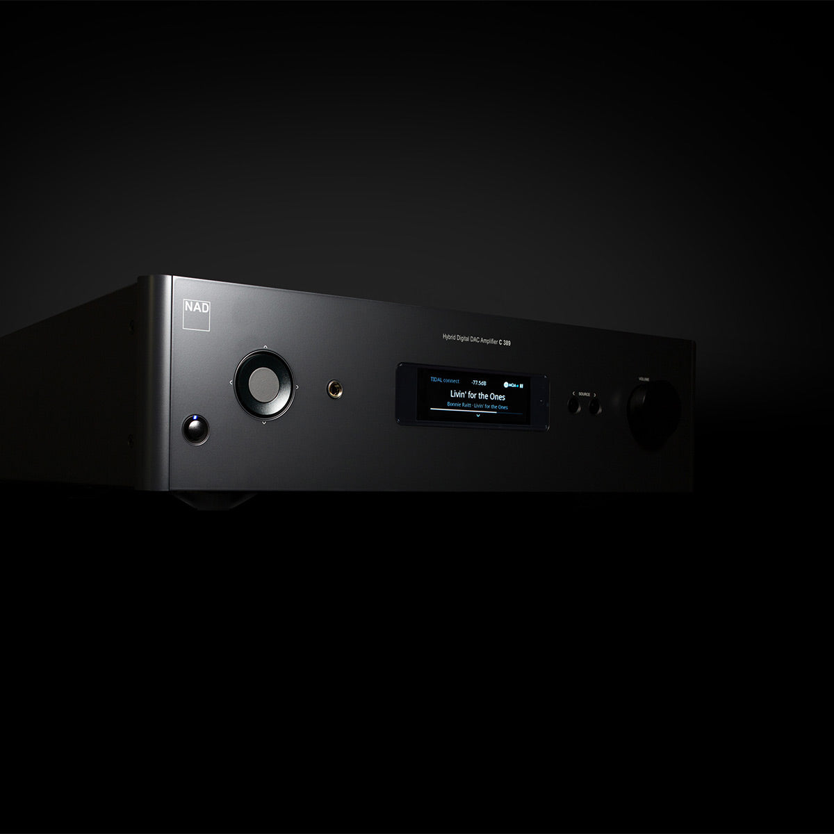 NAD Electronics C 389 HybridDigital DAC Amplifier with MDC2 BluOS Wireless Hi-Res Ecosystem Module