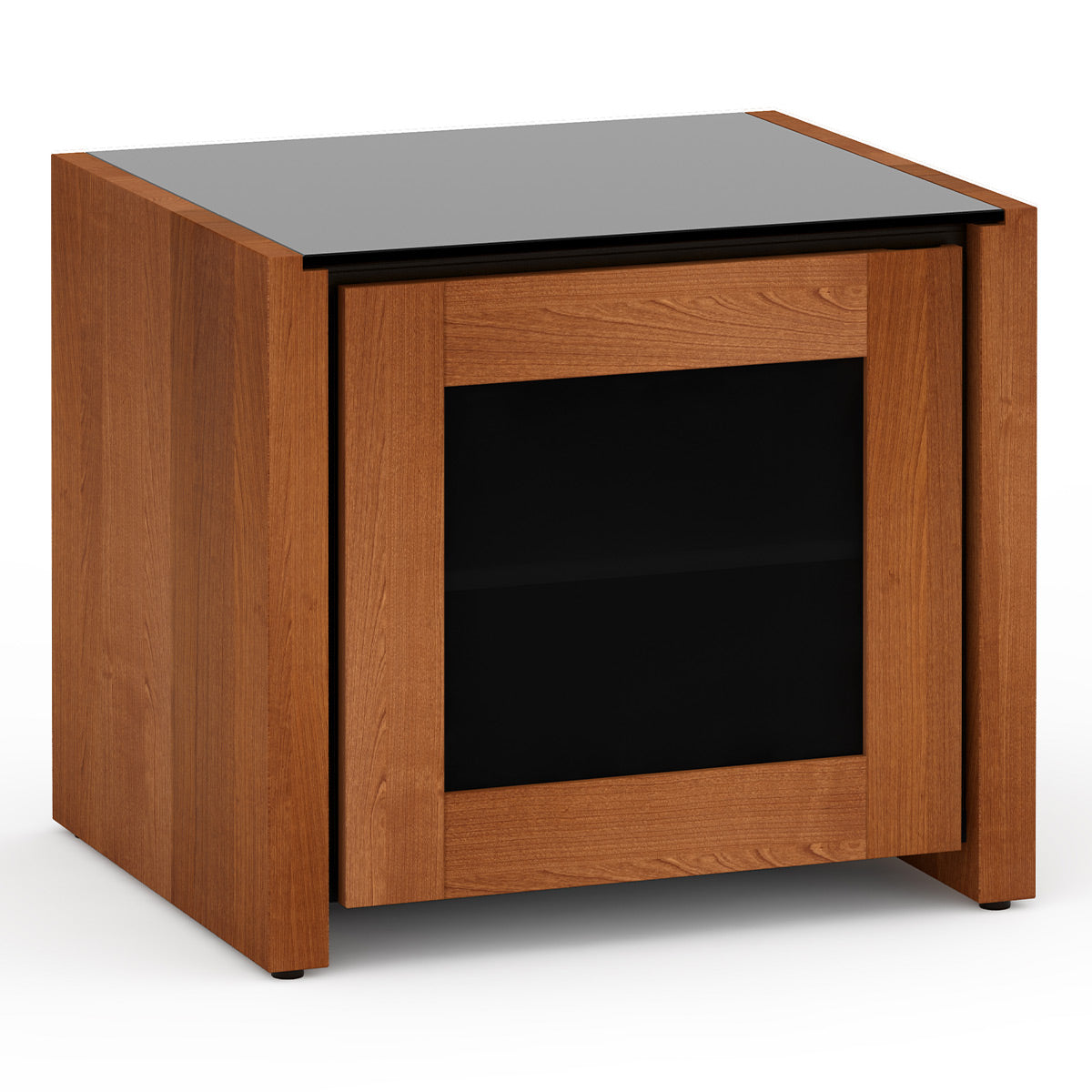 Salamander Chameleon Collection Corsica 217 SE Subwoofer Enclosure AV Cabinet (Thick Cherry with Black Glass Top)