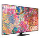 Samsung QN65Q80BA 65" QLED 4K Smart TV (2022) with Acadia Large Fixed Height Wall Stand for 30" - 65" TVs