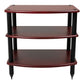 Pangea Audio Vulcan 3 Shelf Audio Rack (Rosenut)