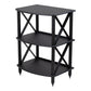 Pangea Audio Vulcan Turntable Stand and Record Storage Rack for LPs (Black)