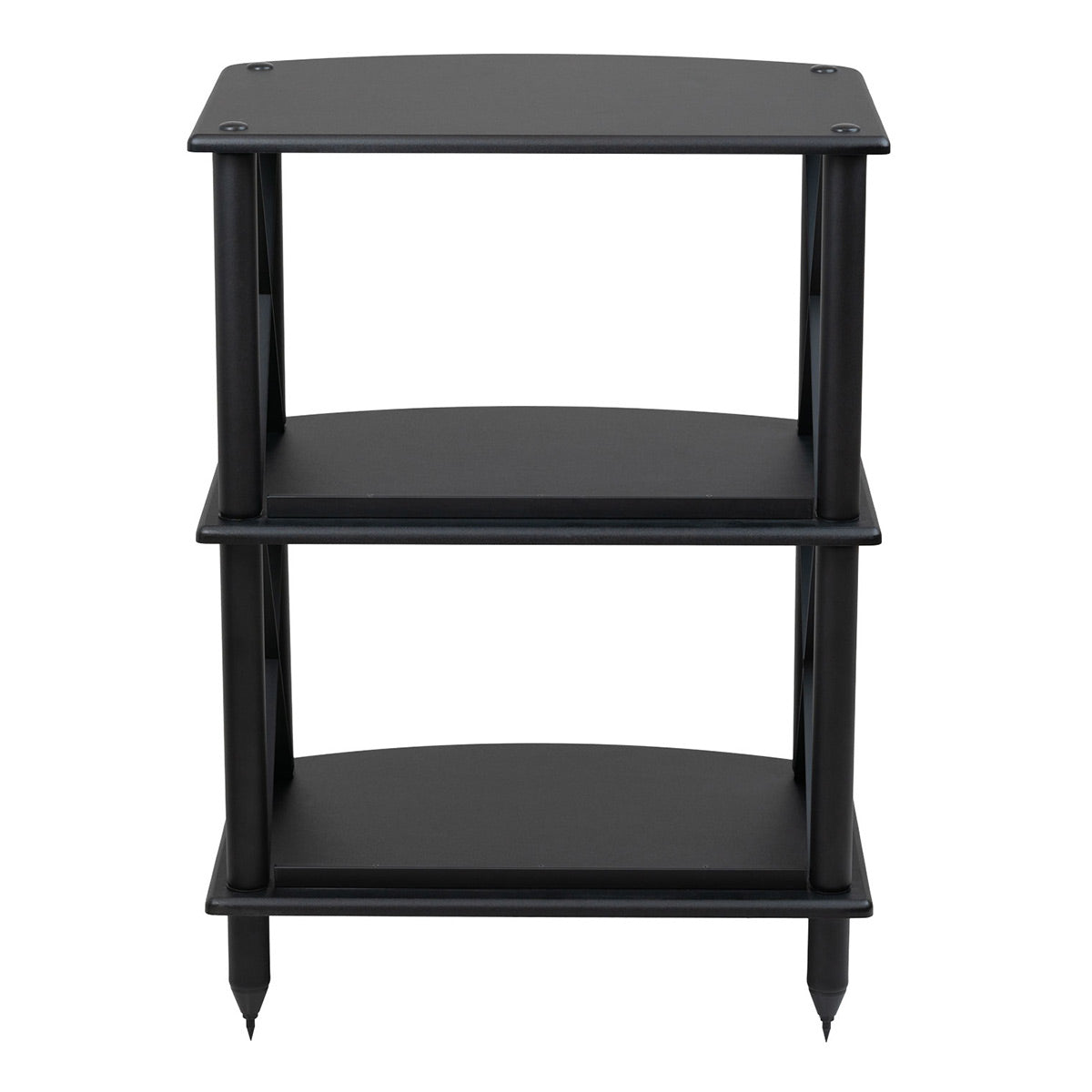 Pangea Audio Vulcan Turntable Stand and Record Storage Rack for LPs (Black)