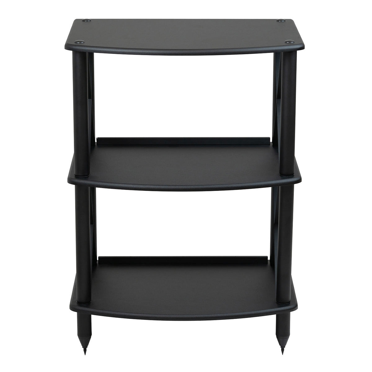 Pangea Audio Vulcan Turntable Stand and Record Storage Rack for LPs (Black)