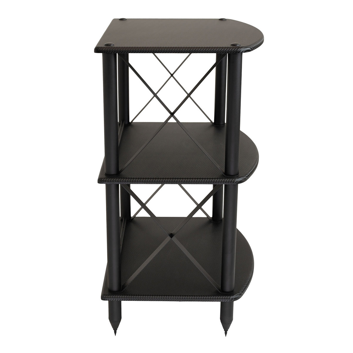 Pangea Audio Vulcan Turntable Stand and Record Storage Rack for LPs (Carbon)
