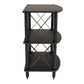Pangea Audio Vulcan Turntable Stand and Record Storage Rack for LPs (Carbon)