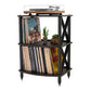 Pangea Audio Vulcan Turntable Stand and Record Storage Rack for LPs (Carbon)