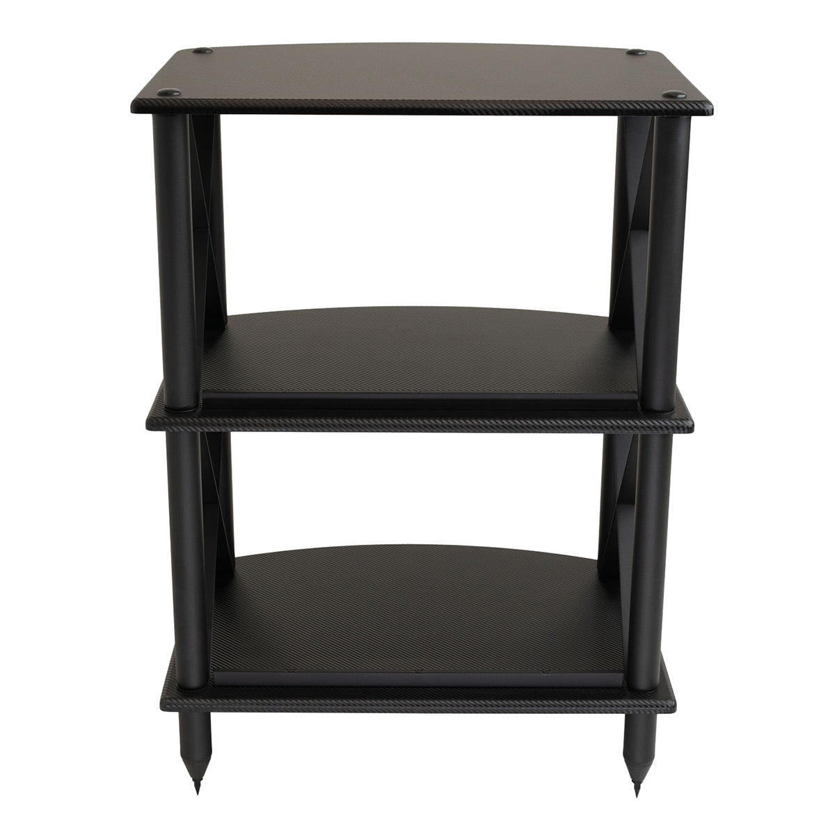 Pangea Audio Vulcan Turntable Stand and Record Storage Rack for LPs (Carbon)