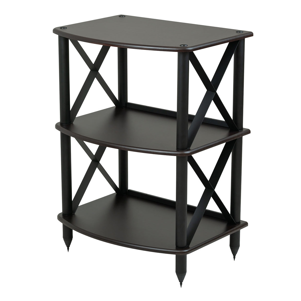 Pangea Audio Vulcan Turntable Stand and Record Storage Rack for LPs (Espresso)