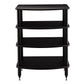 Pangea Audio Vulcan X-Brace Four Shelf Audio Rack (Black)
