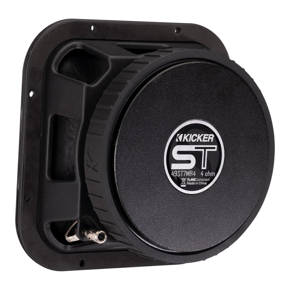Kicker 49ST7MR8 7" Street Series Square Midrange 8 Ohm Speakers - Pair